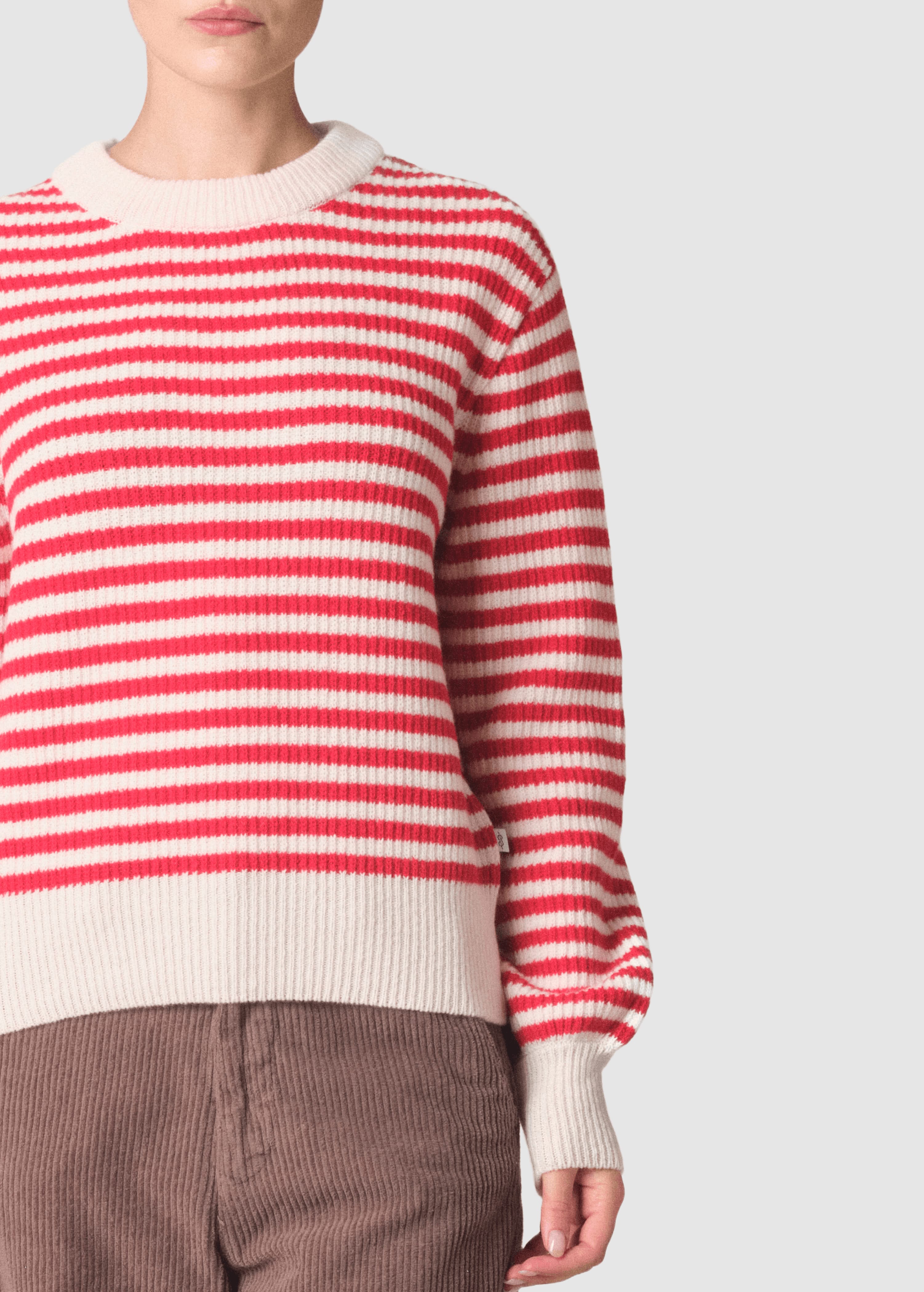 Gunilla Knit Cream/Red