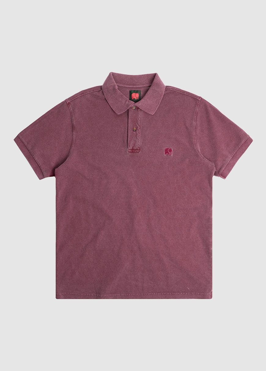 Organic Pigment Dyed Polo Shirt
