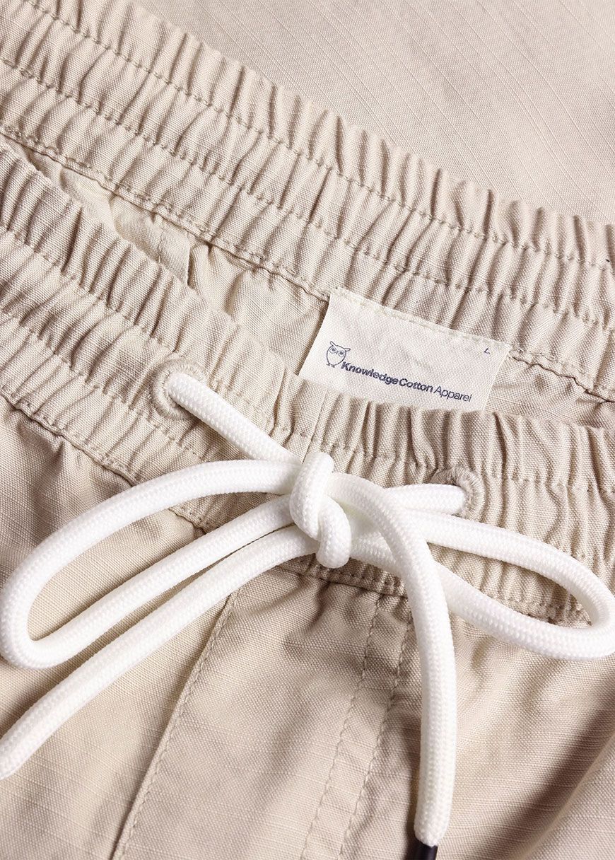 Boardwalk Slub Shorts With Elastic Waist