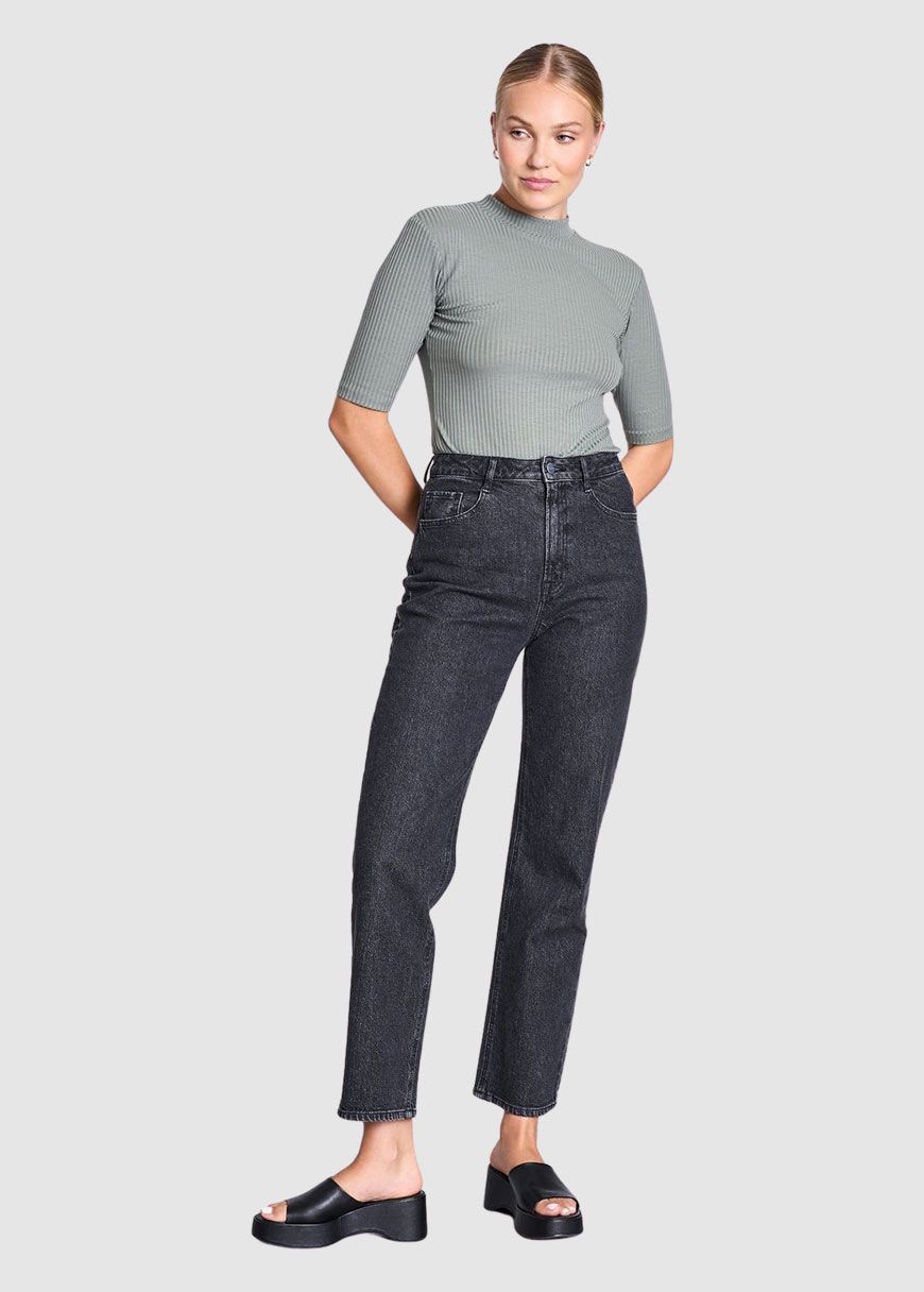 Lyocell Rib T-Shirt Nina