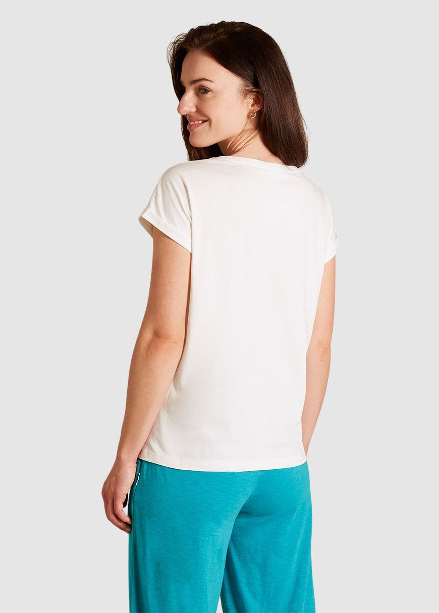 T-Shirt mit floralem Print