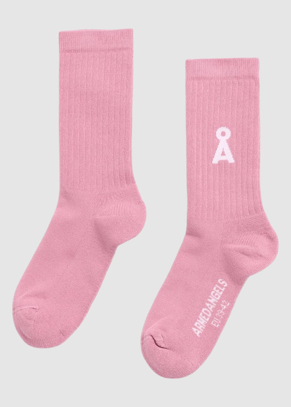 Saamus Bold Socks W Washed Berry