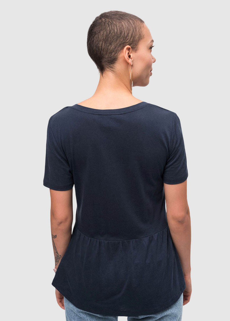 Tencel Peplum T-Shirt Tencel Peplum T-Shirt