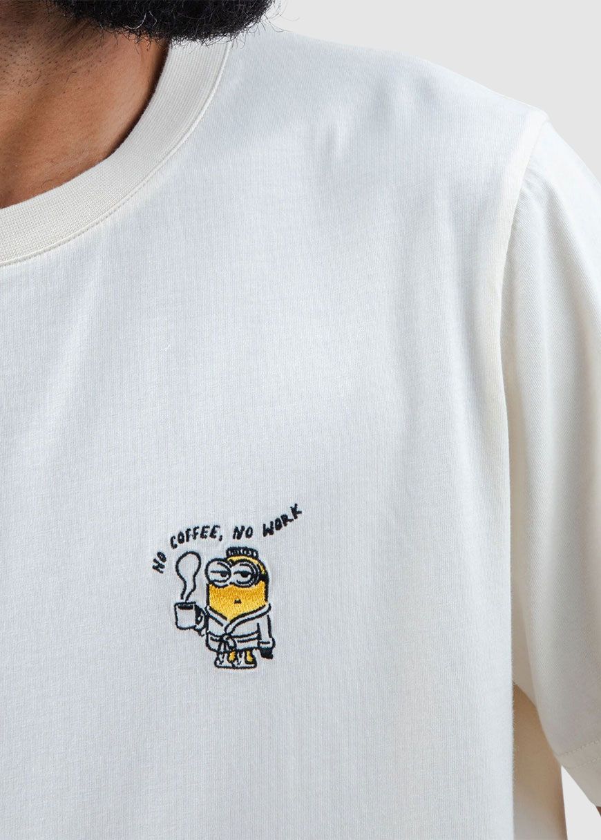 Minions no coffee no work T-Shirt