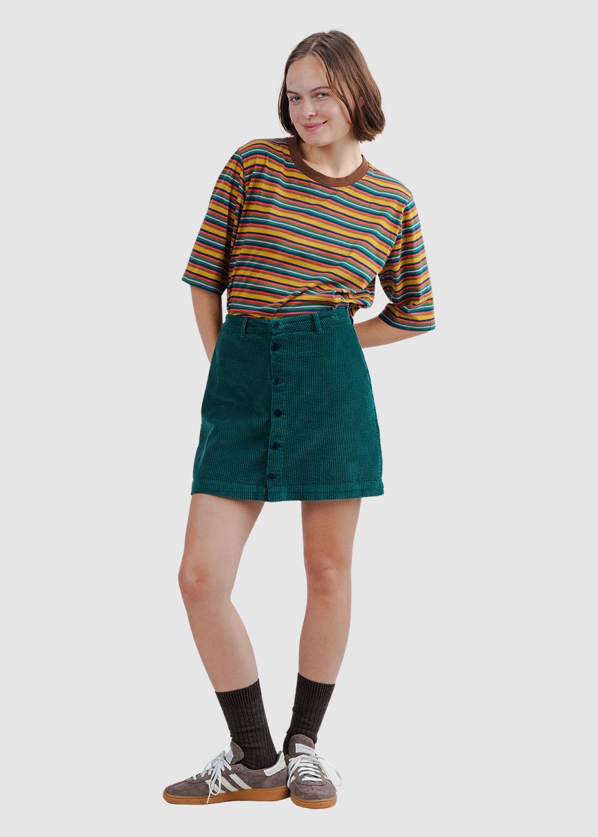 Corduroy Mini Skirt