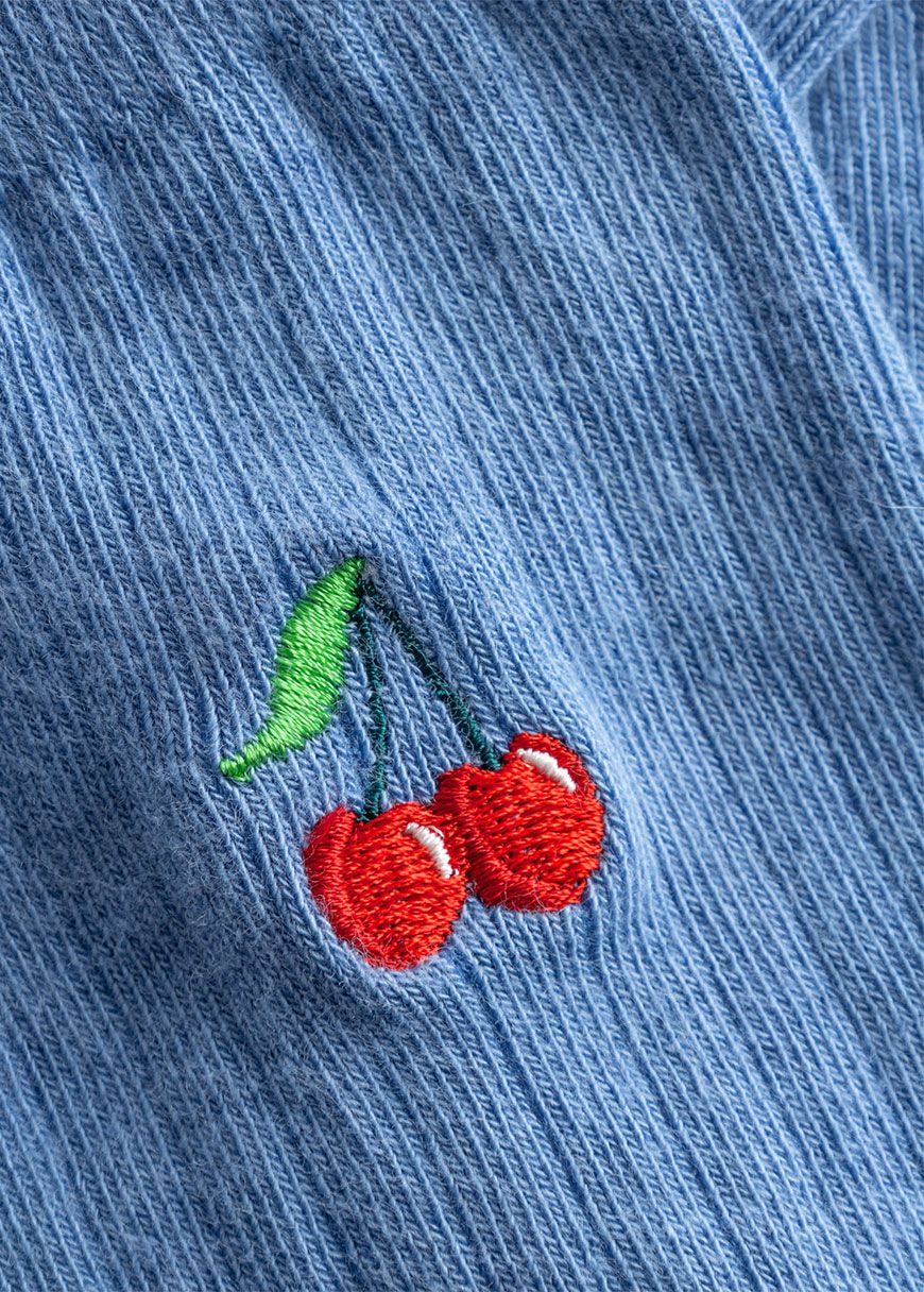 Rib Socks Knivsta Cherries Rib Socks Knivsta Cherries