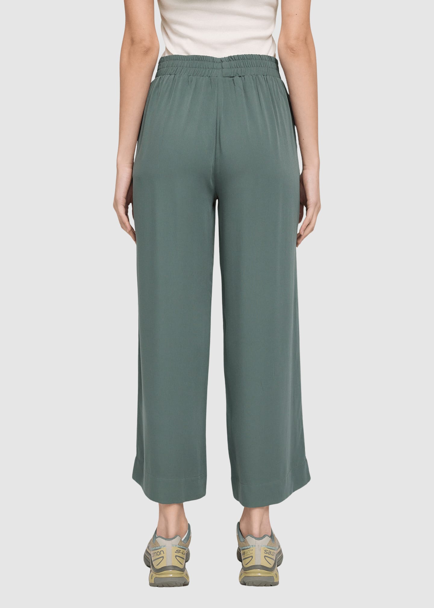 Wide Leg Viscose Pants Bottle