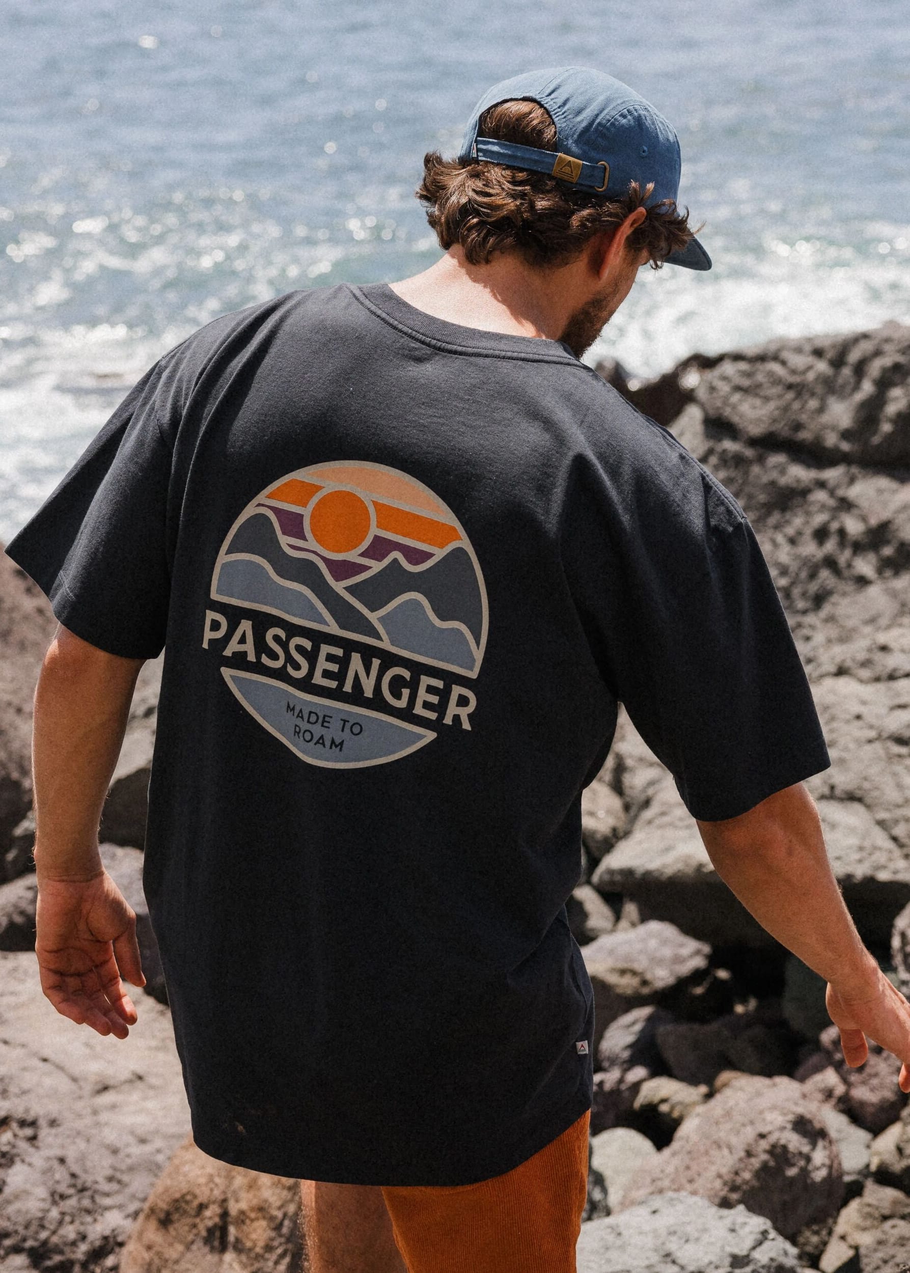 Laidback Recycled Cotton Relaxed Fit T-Shirt Black