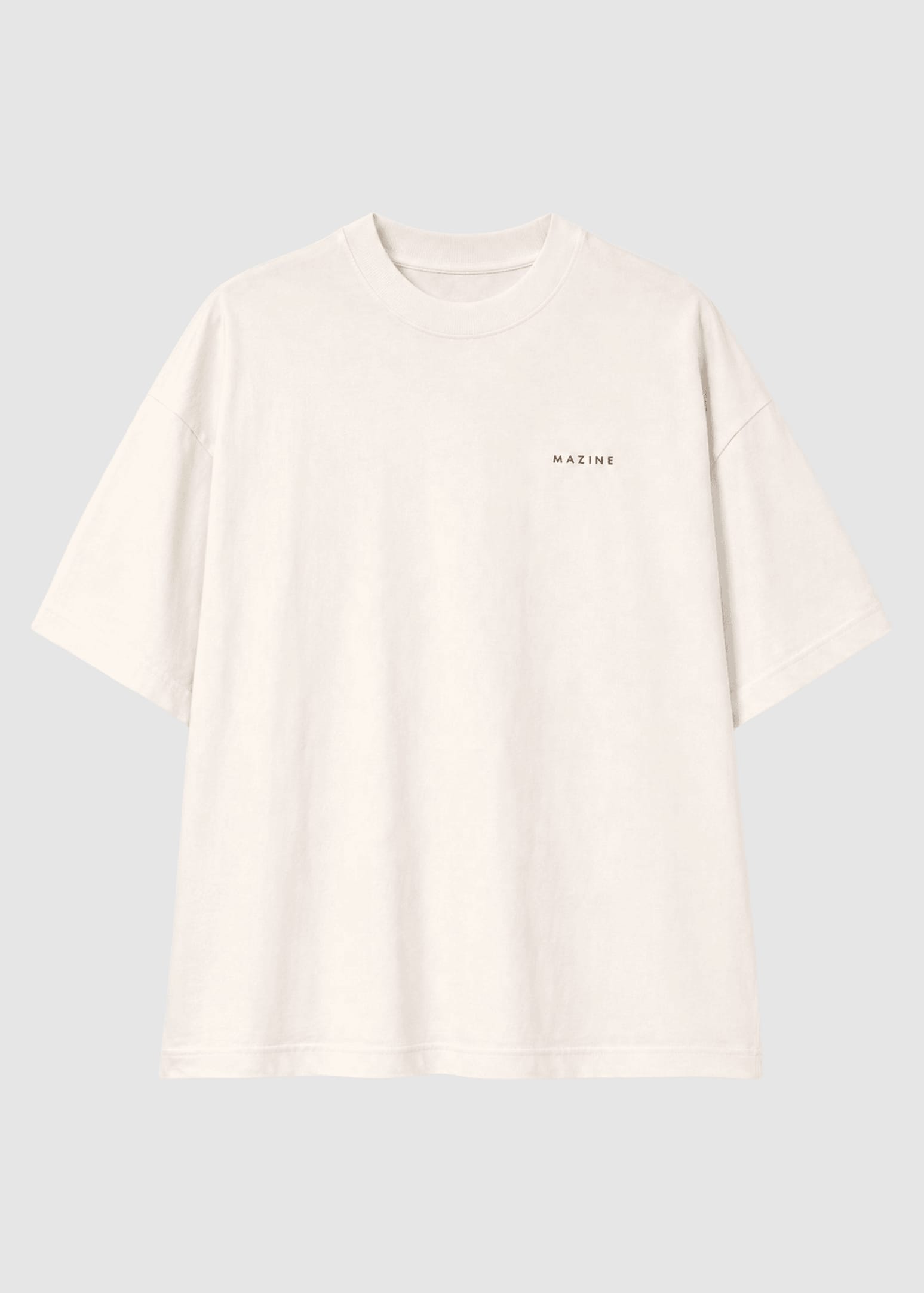 mazine-back-print-theme-t-shirt-offwhite-coffee-6.jpeg Back Print Theme T-Shirt Offwhite Coffee
