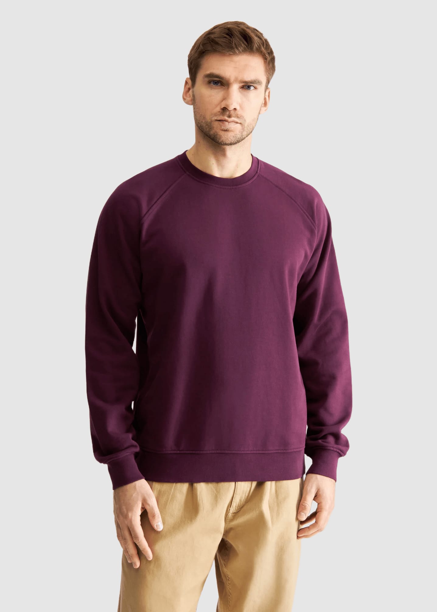 Sweatshirt Malmoe Base Fig Red