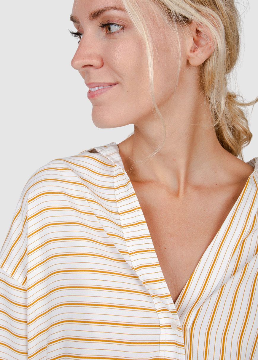 Mix Oversize Cropped Blouse