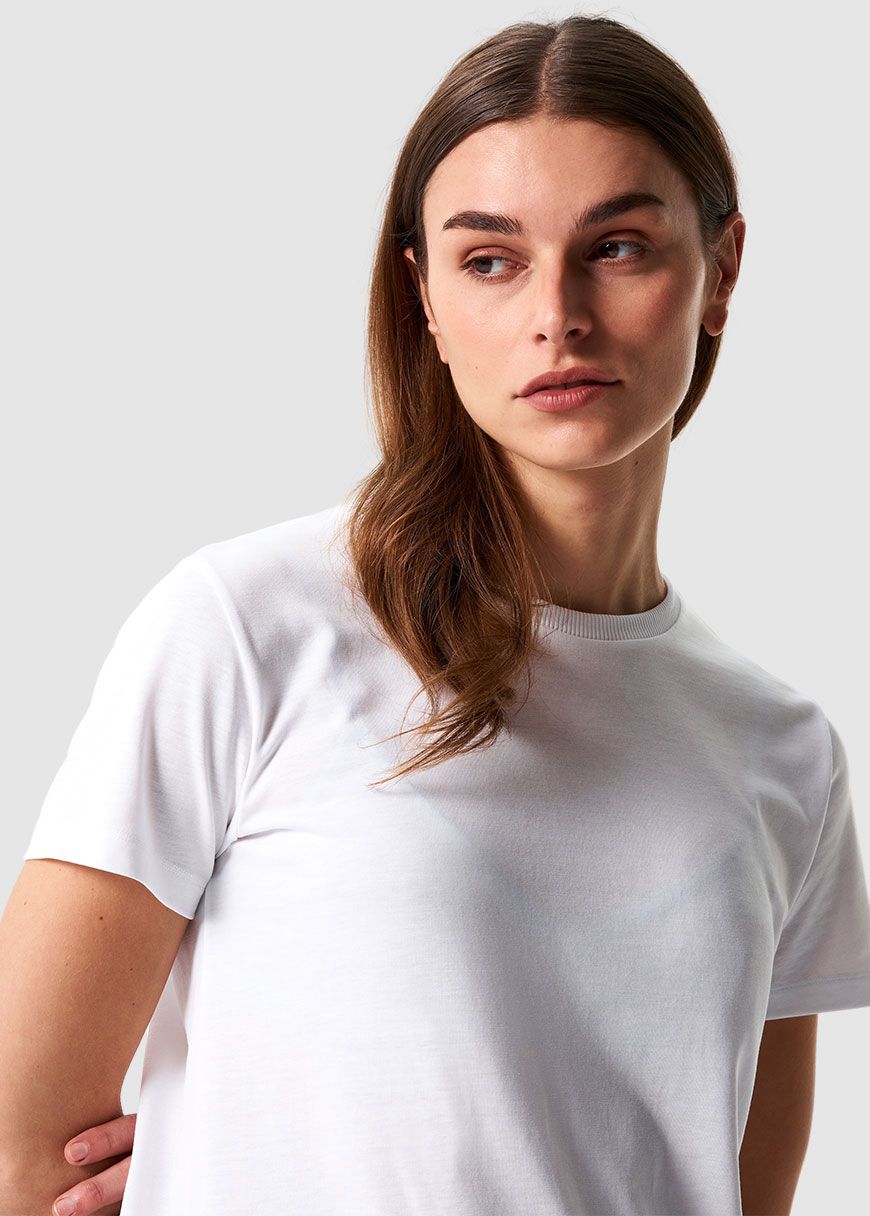 T-Shirt Tencel Cotton Women Tone T-Shirt Tencel Cotton Women Tone