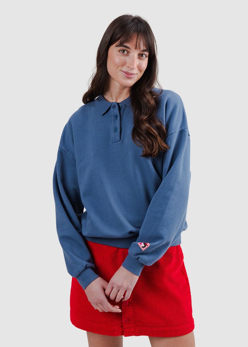 Brava Gum Polo Sweatshirt