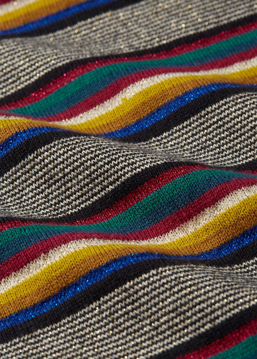Maya Rollneck Top Sixties Stripe