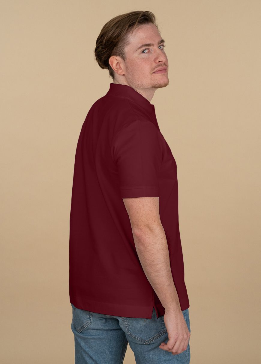 Burgundy_SA_75795_7bc8f53853.jpg Classic Poloshirt Man Burgundy