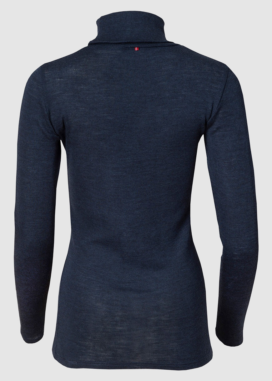 Wolle-Seide Langarm-Shirt Rollkragen Wolle-Seide Langarm-Shirt Rollkragen