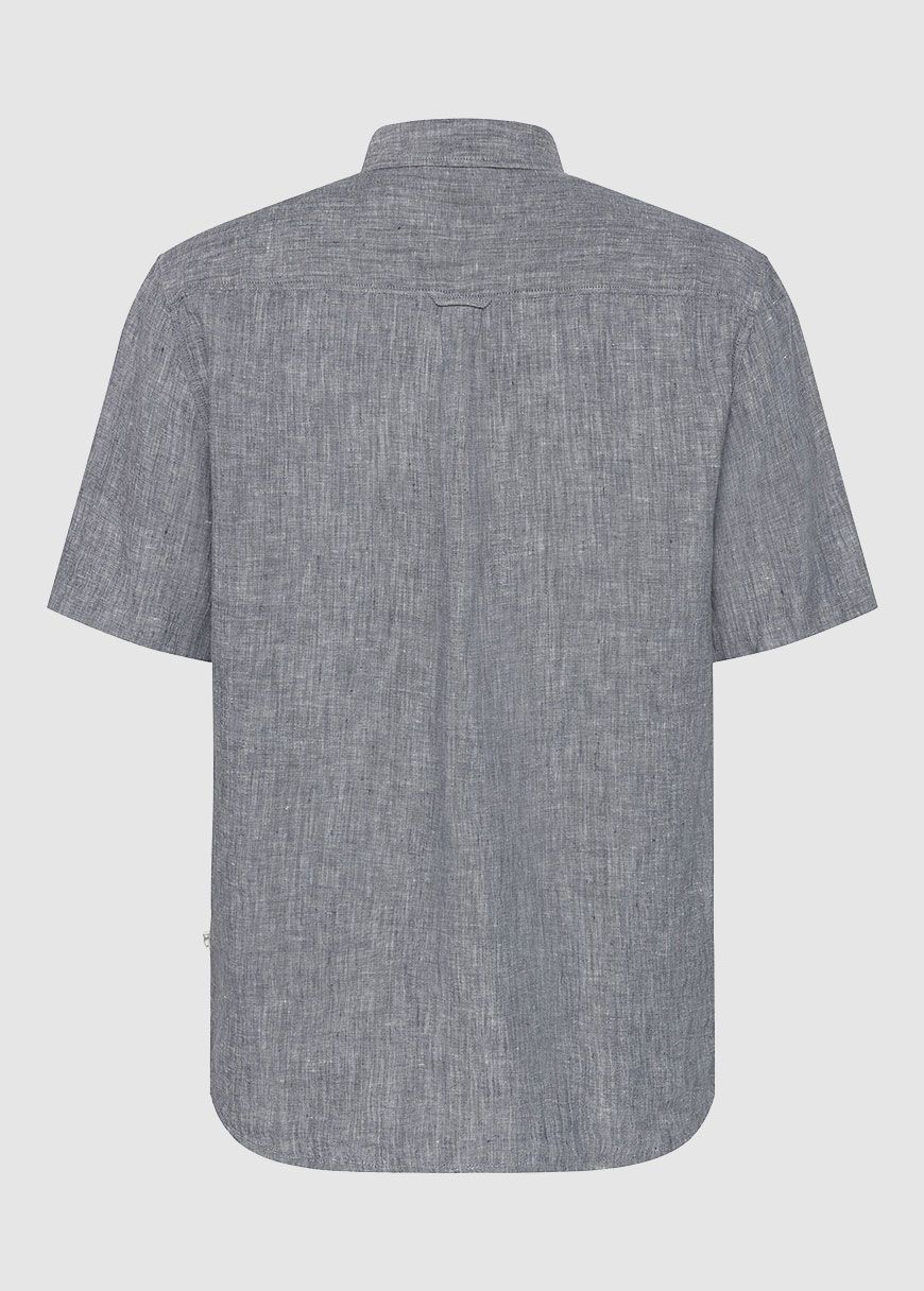 Regular Linen Short Sleeve Shirt