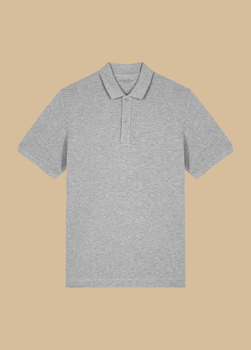Classic Poloshirt Man Heather Grey