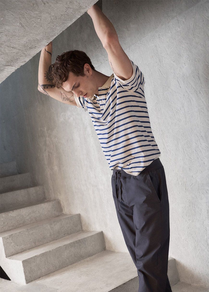 Stripesalf Polo Man Stripesalf Polo Man