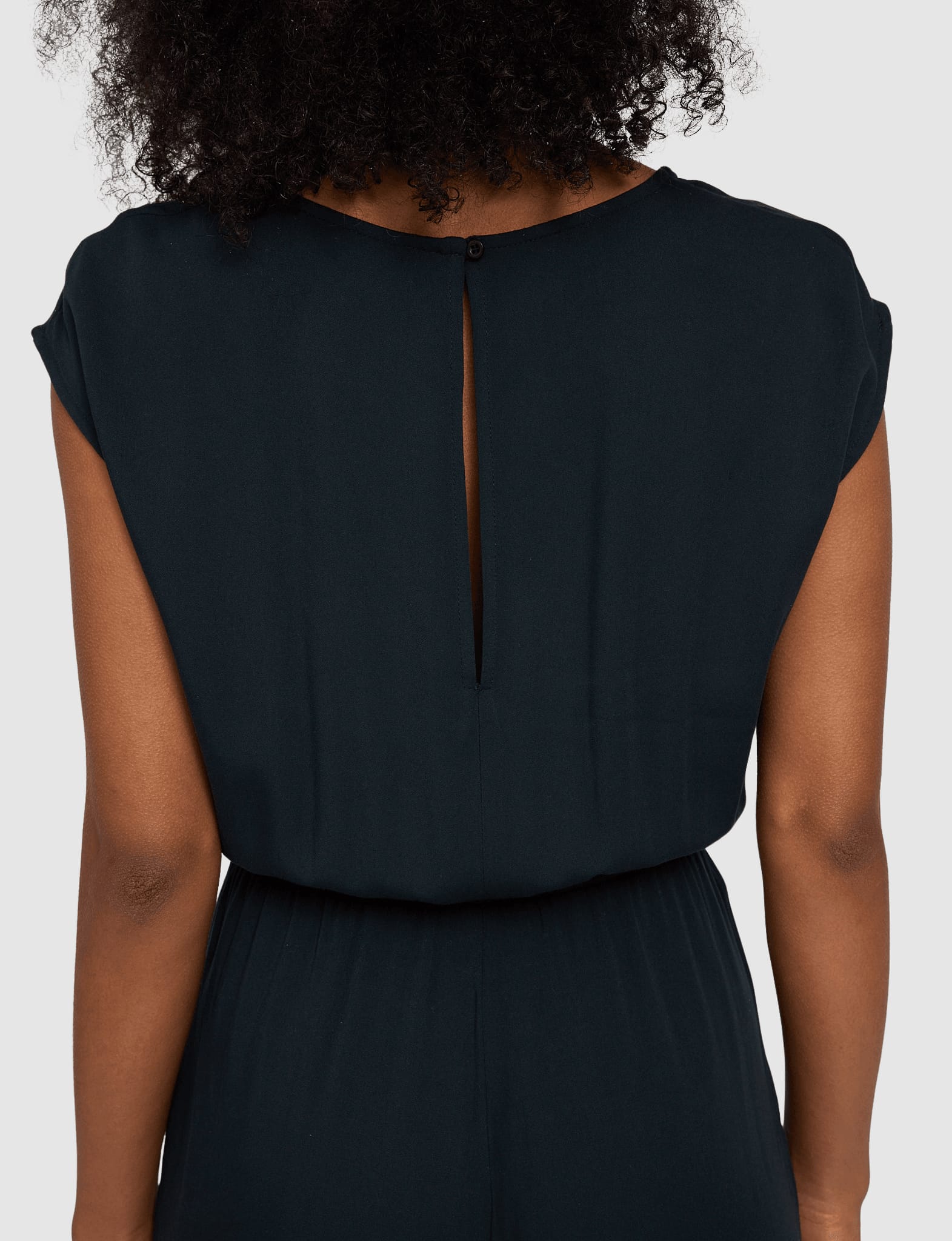 Viscose Jumpsuit Black