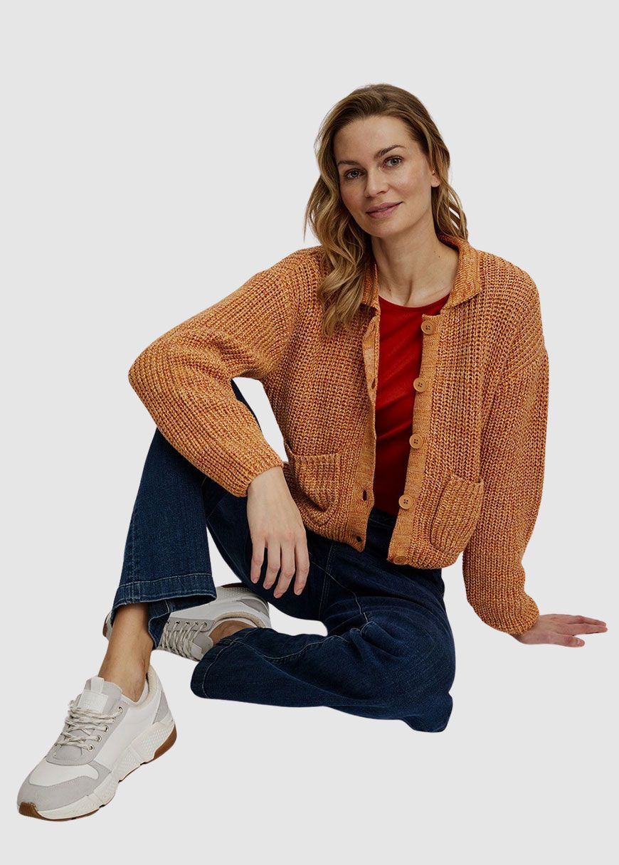 Strickjacke im Retro-Look