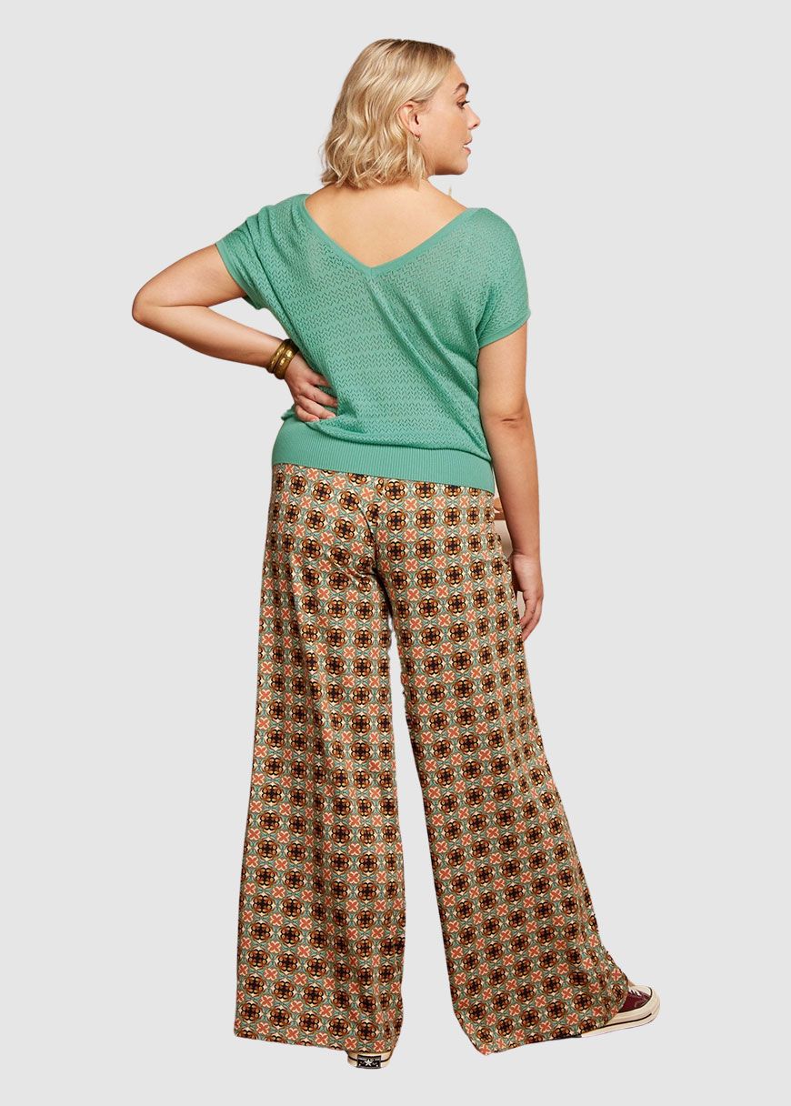 Border Palazzo Pants Casey