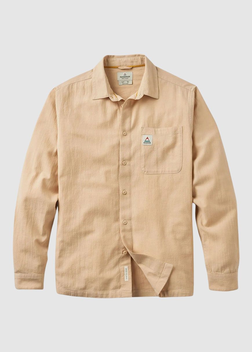 passenger_arica_textured_organic_cotton_shirt_AW_25_PAS_M_SH_VGQIV_Stone_1_c208116076 Arica Textured Organic Cotton Shirt