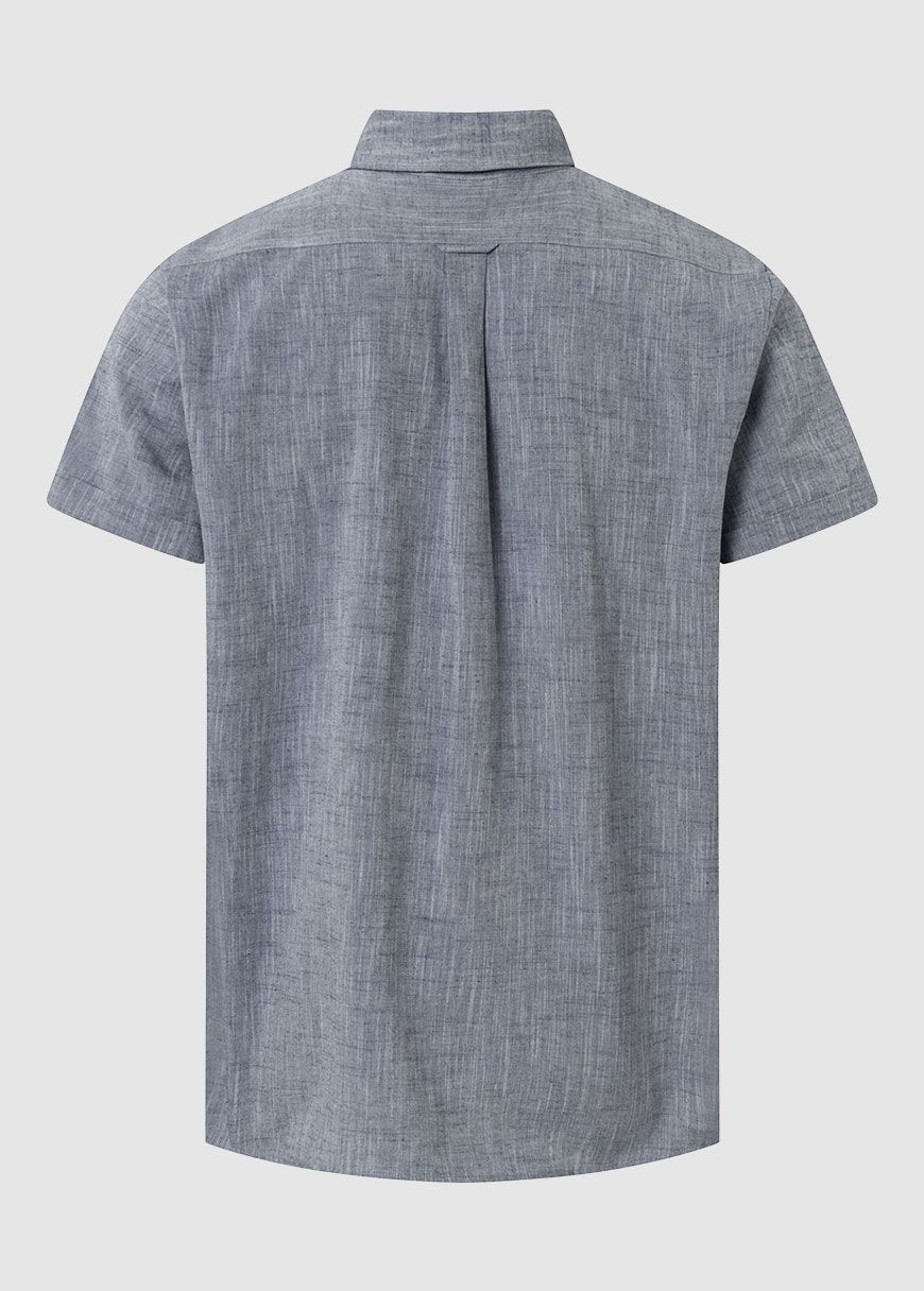 Custom Fit Linen Short Sleeve Shirt