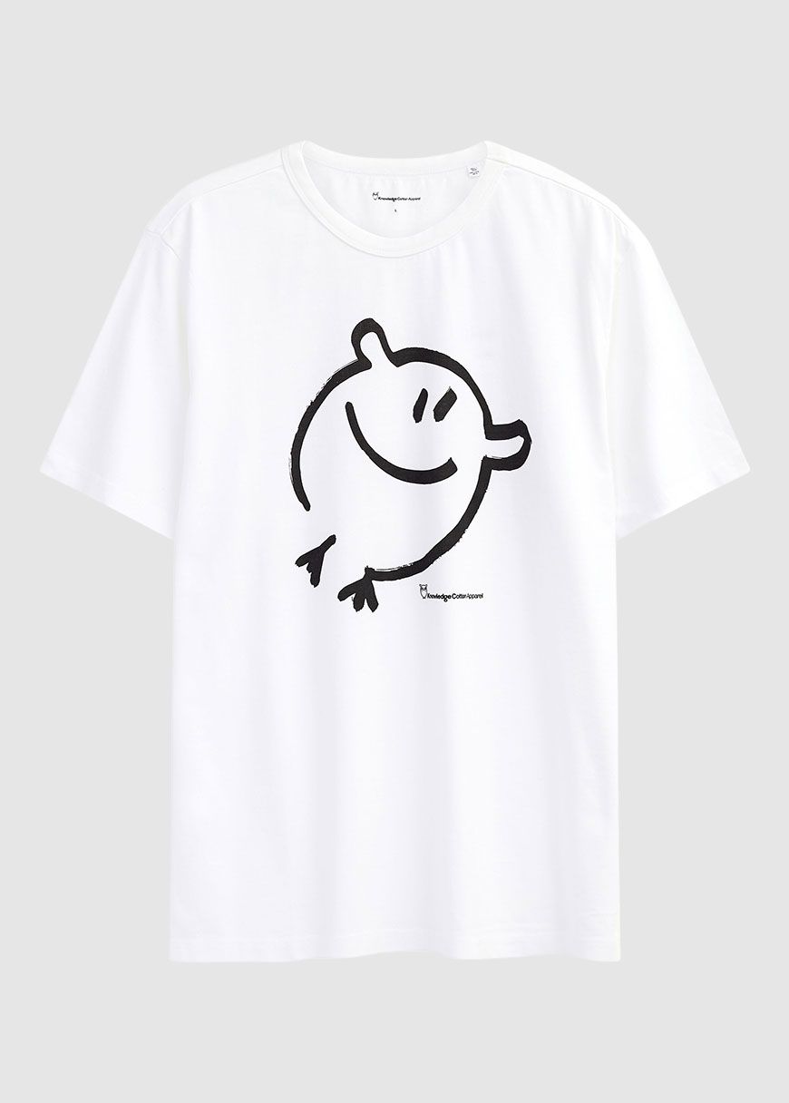 Regular Short Sleeve Heavy Single Smile T-Shirt Regular Short Sleeve Heavy Single Smile T-Shirt