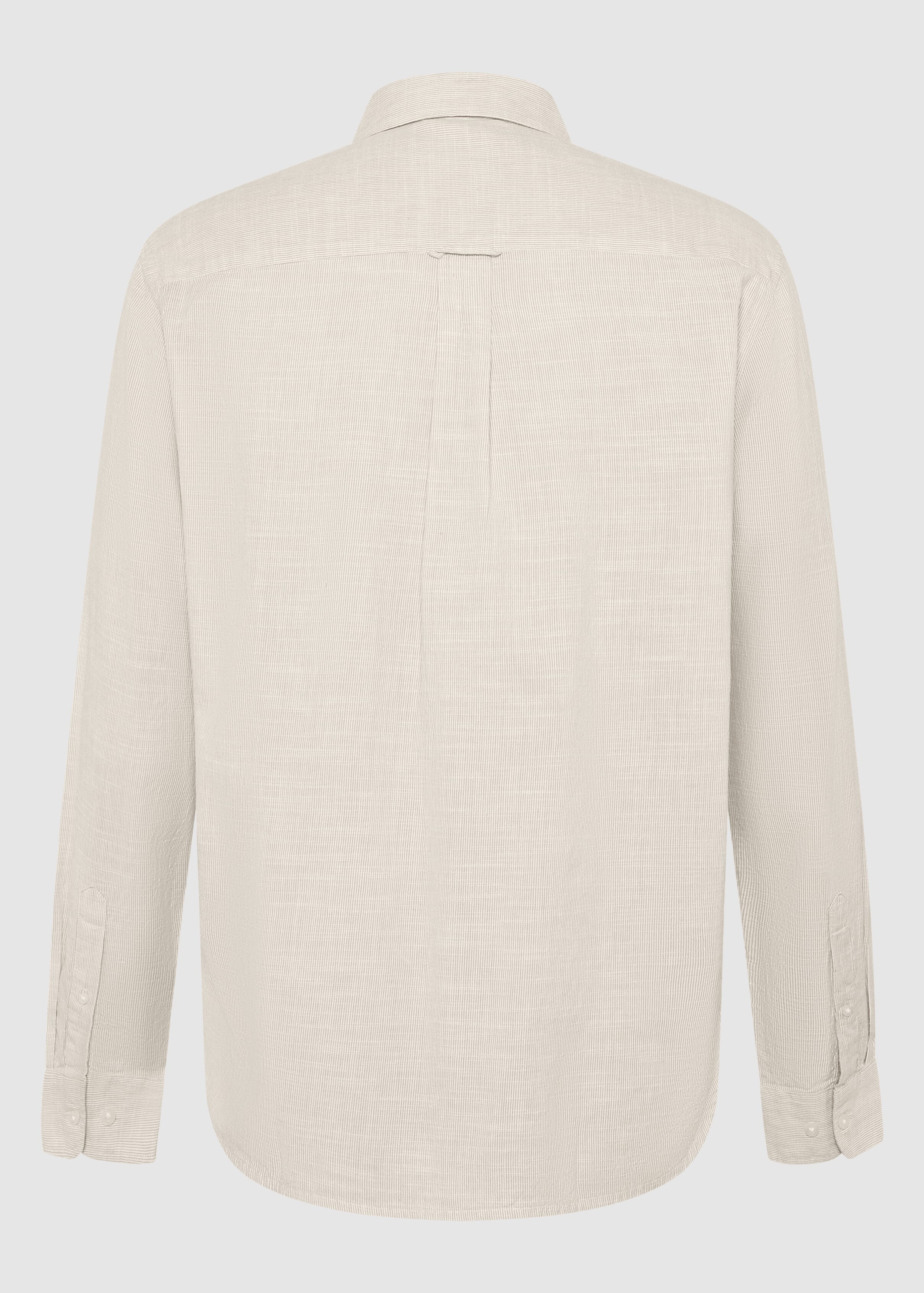Dune Regular Stripe Shirt Creme Stripe