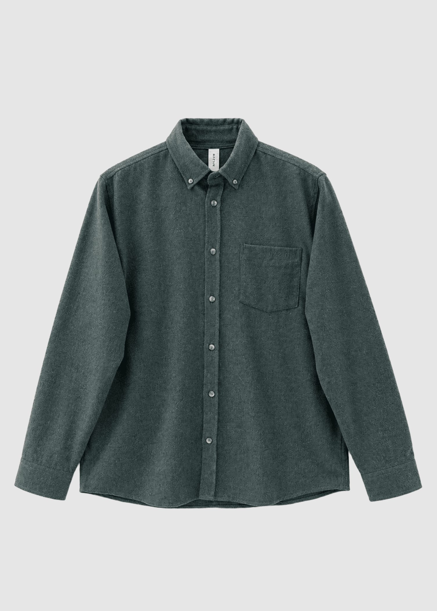 Melange Flannel Shirt Bottle Melange