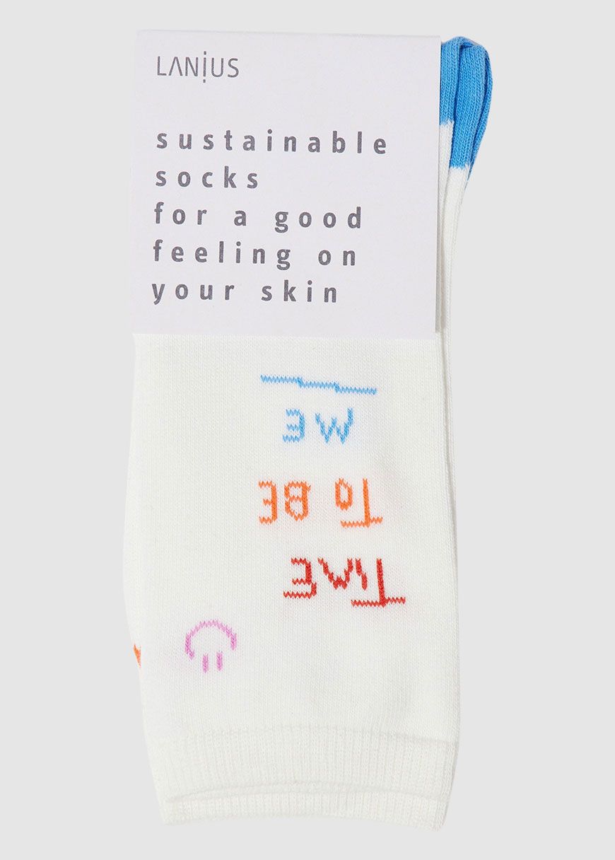 Socken mit Intarsie Socken mit Intarsie