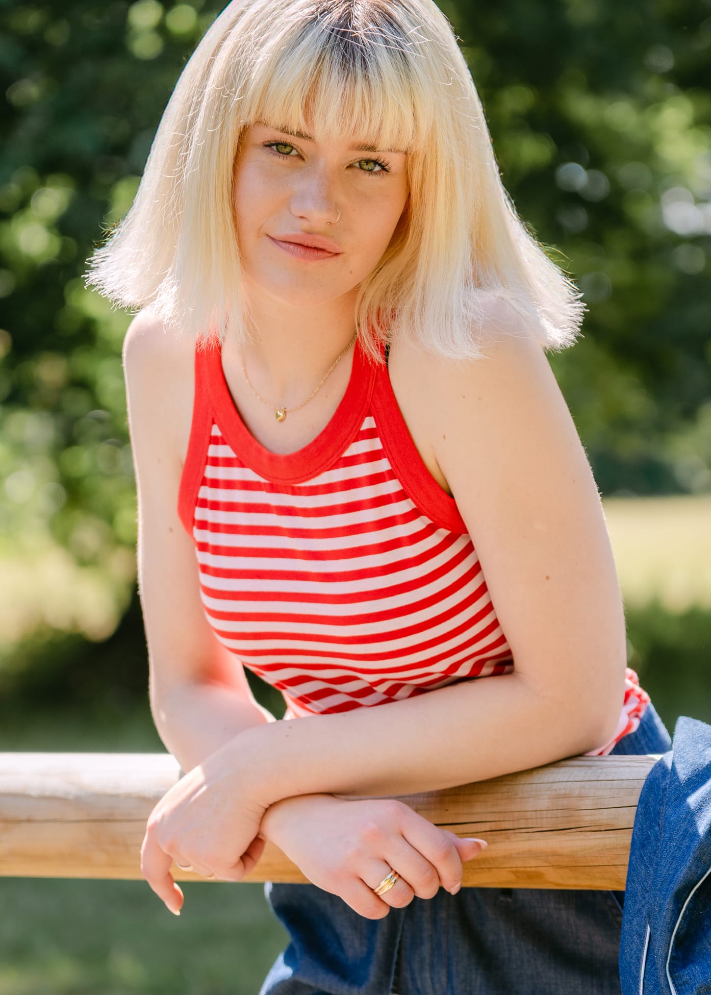 Sunset Glow Top Red