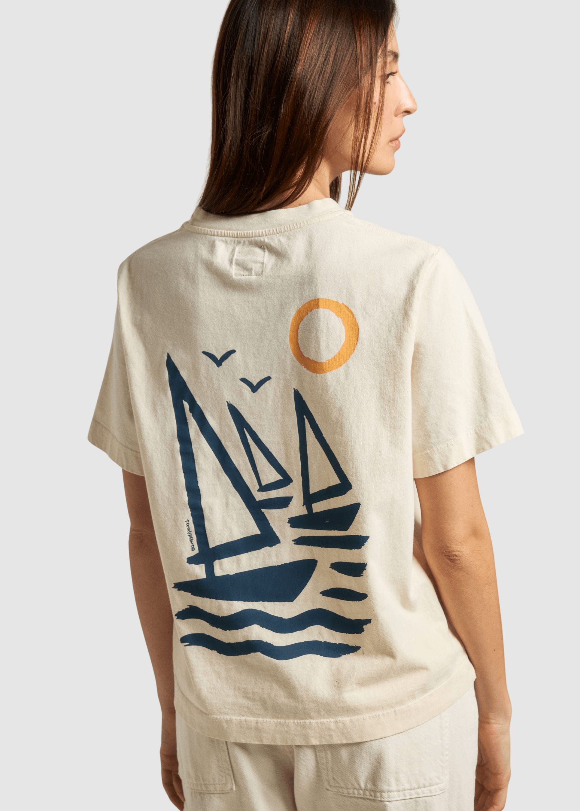 Women’s Escollera T-Shirt Whitewashed Walls