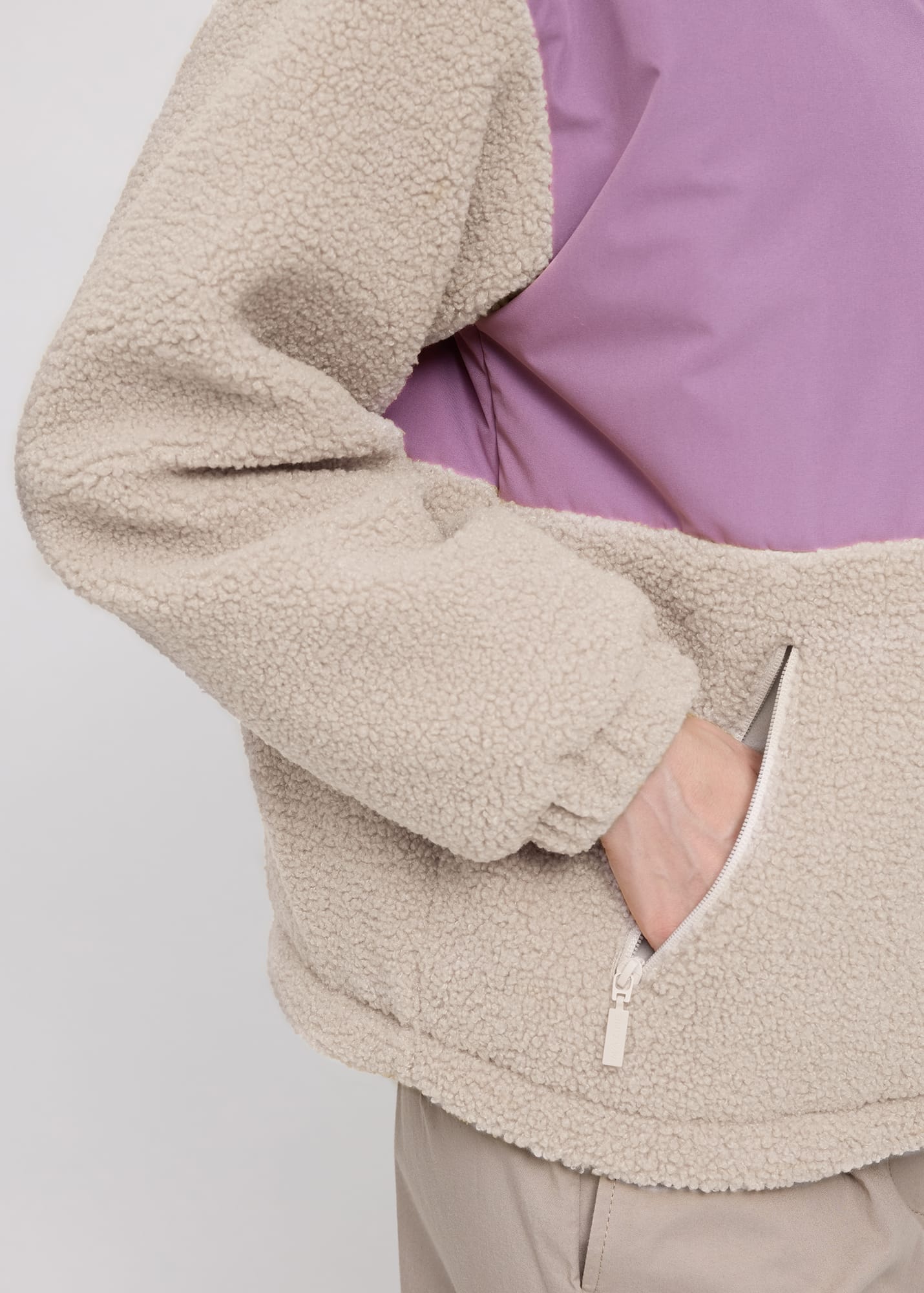 mazine-fabric-blocking-jacket-grape-pink-natural-5.jpeg Fabric Blocking Jacket Grape Pink Natural