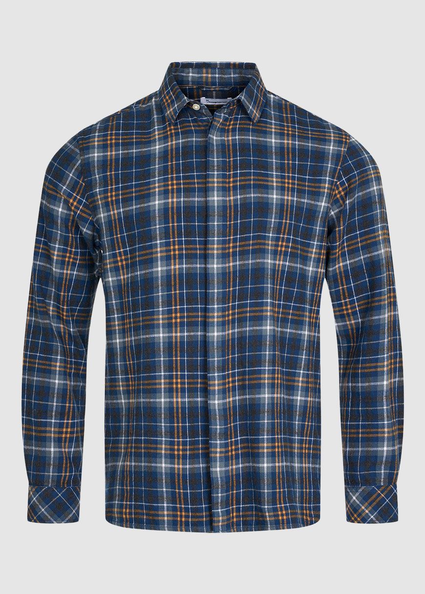 Big Checked Flannel Relaxed Fit Shirt