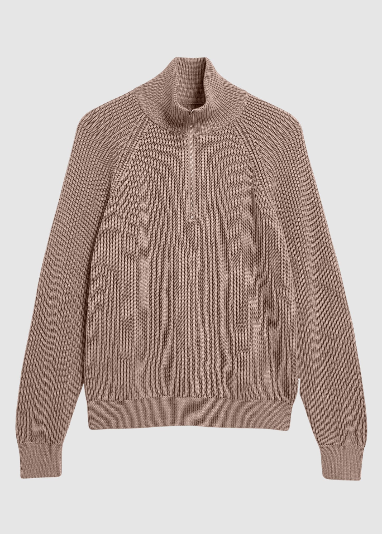 Troyer Vanisé Knit Sweater Cinnamon Dust-Dark Cinnamon Dust