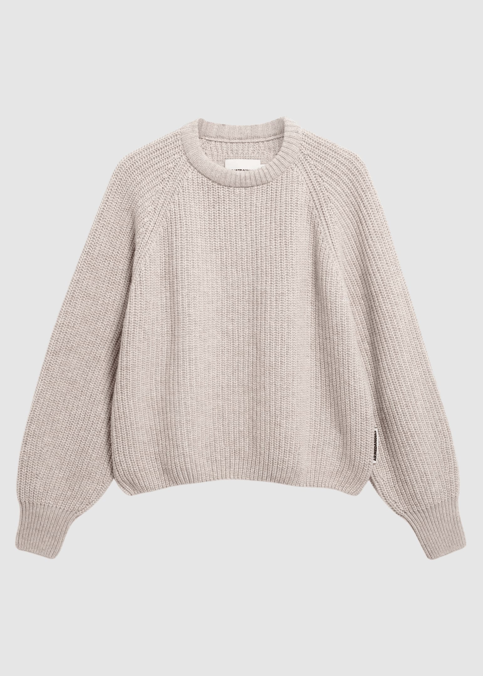 Rib Knit Sweater Honey Melange