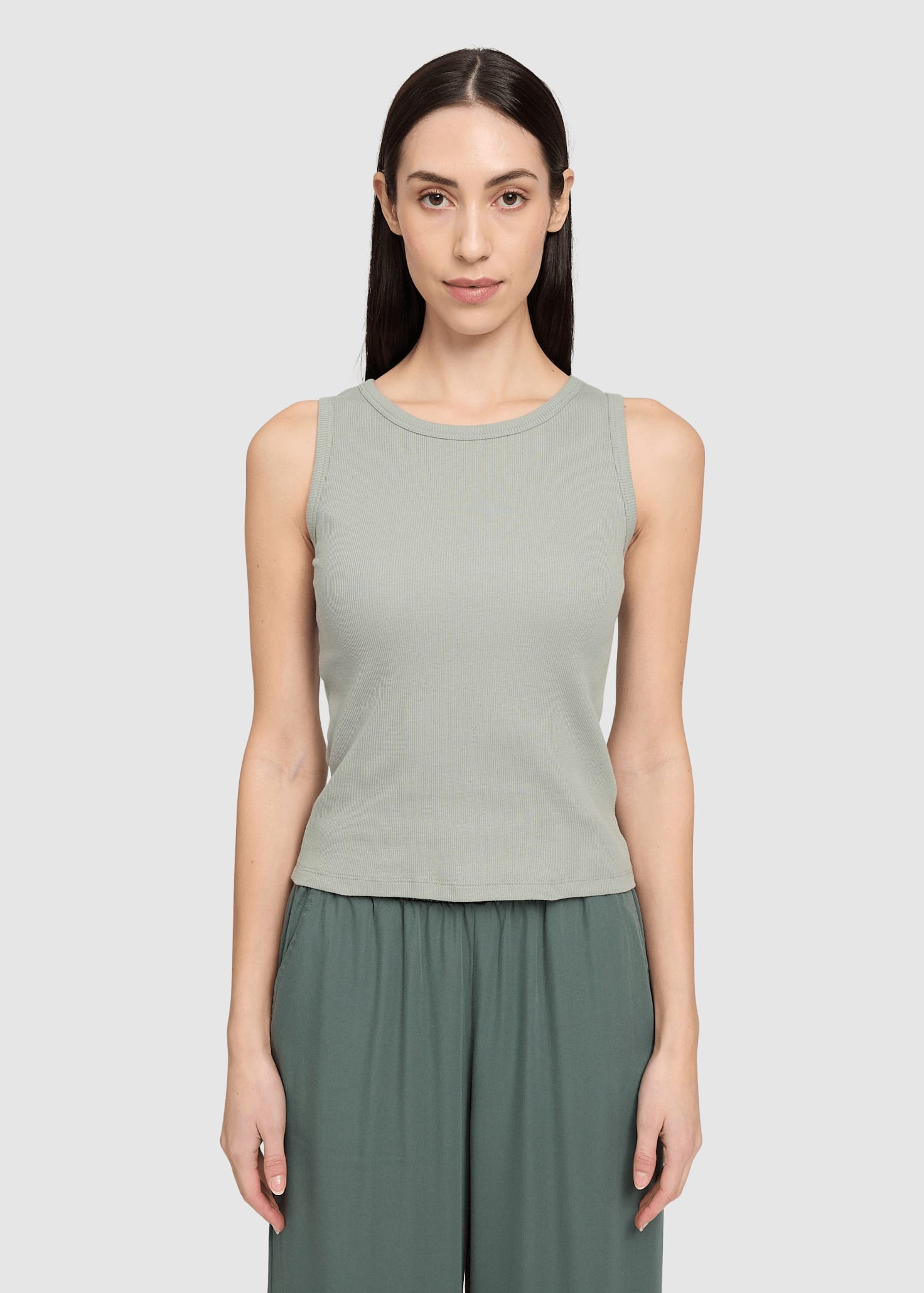 Basic Tanktop Eucalyptus