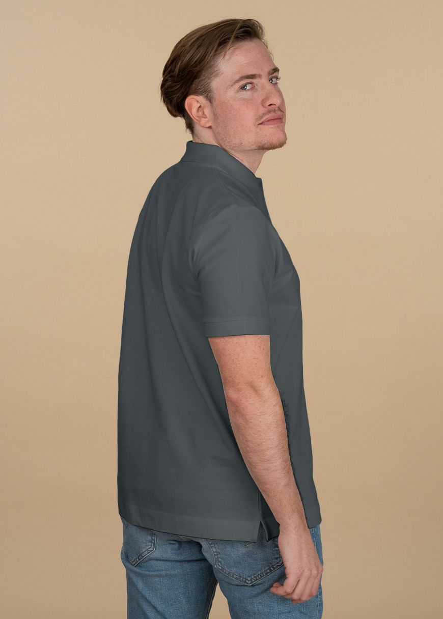Classic Poloshirt Man Anthracite
