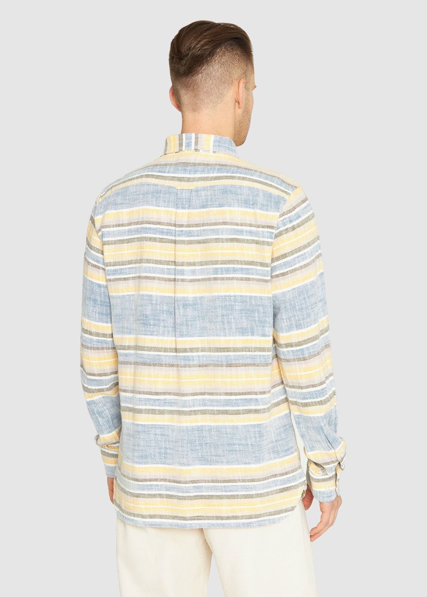 Custom Fit Horisontal Striped Shirt Custom Fit Horisontal Striped Shirt
