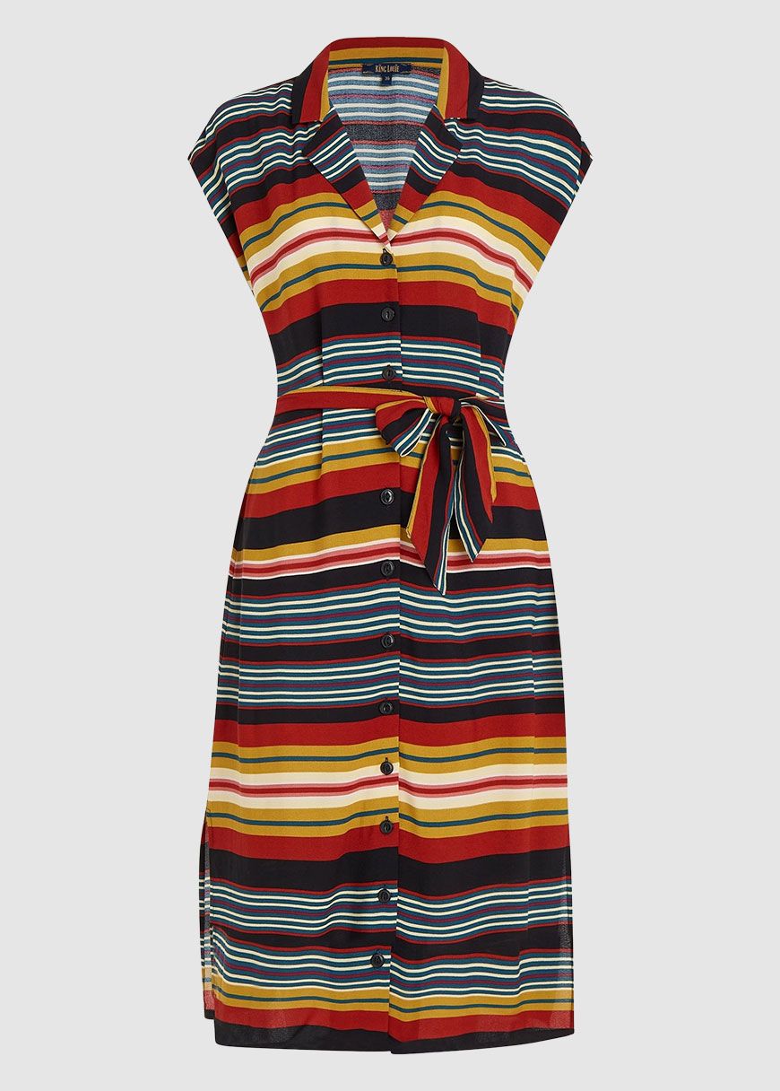 Irene Dress Maxim Stripe