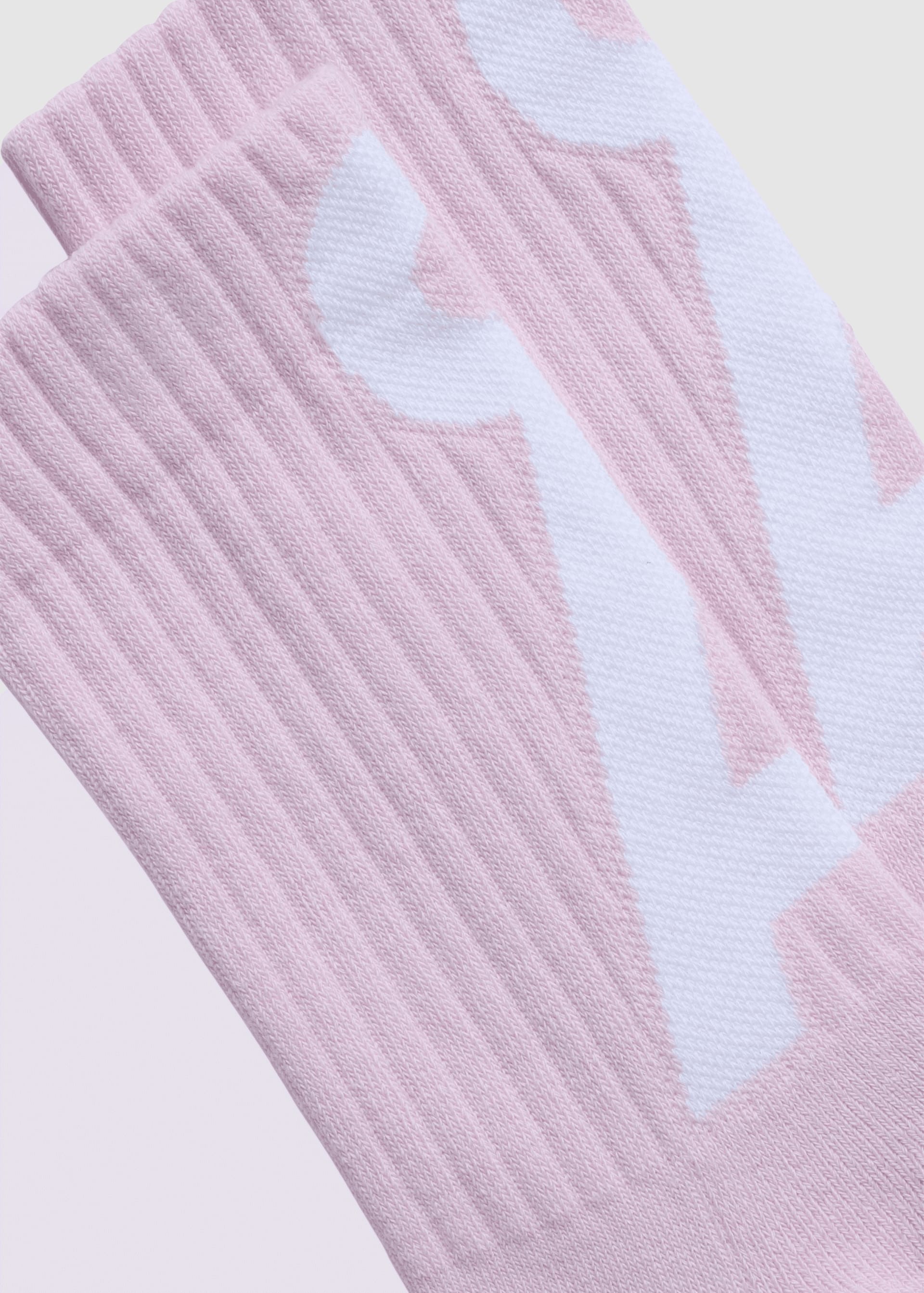 Saamus Short Socks W Pink Mist-Broken White
