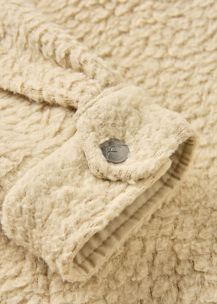 Rappel Recycled Sherpa Oversized Shirt