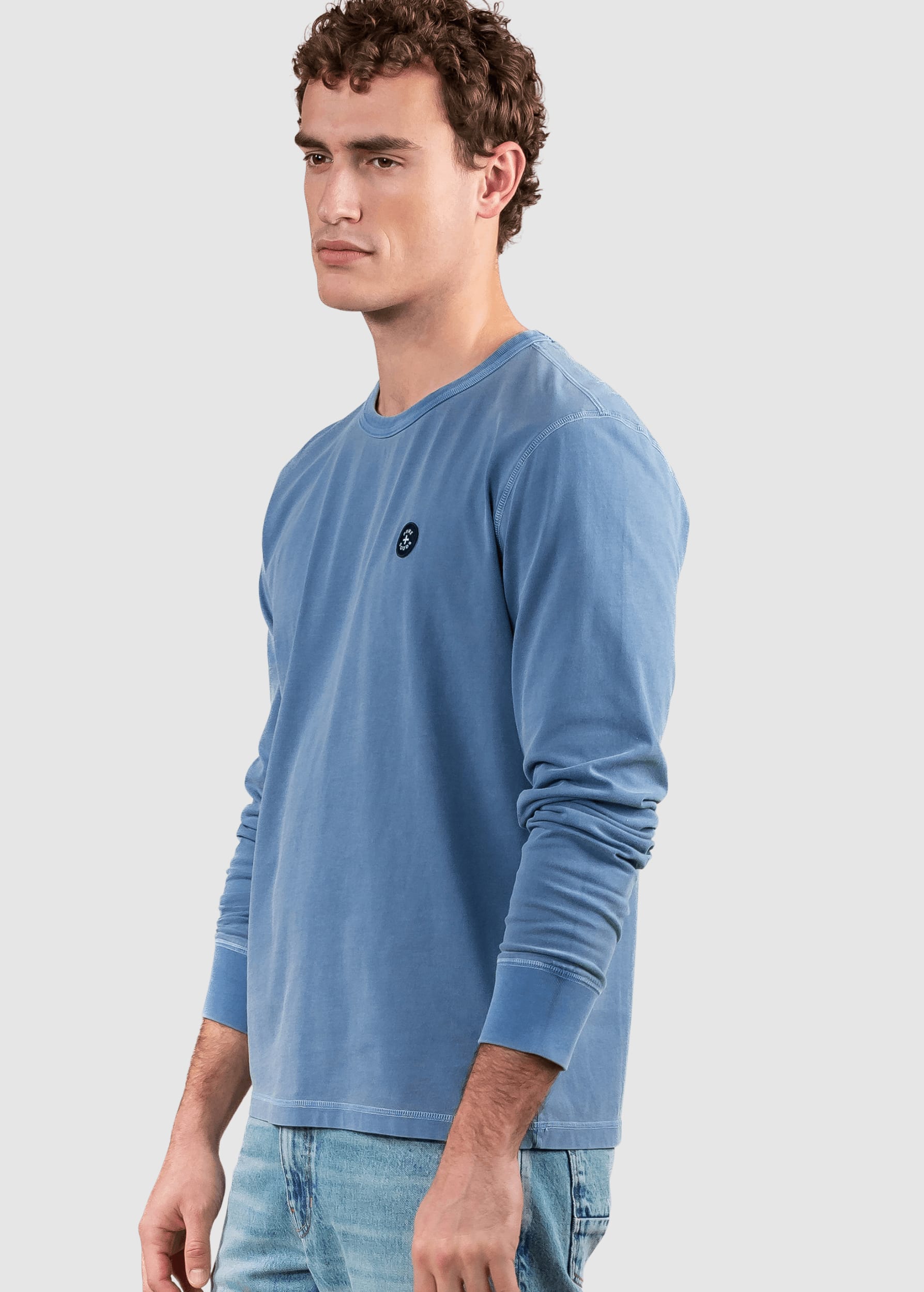 Mason Long Sleeve Steel Blue Mason Long Sleeve Steel Blue