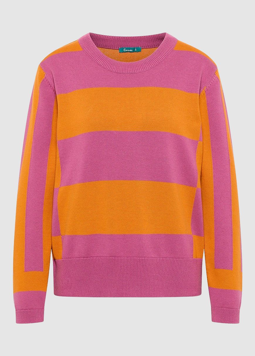 Strickpullover im Block Design Strickpullover im Block Design