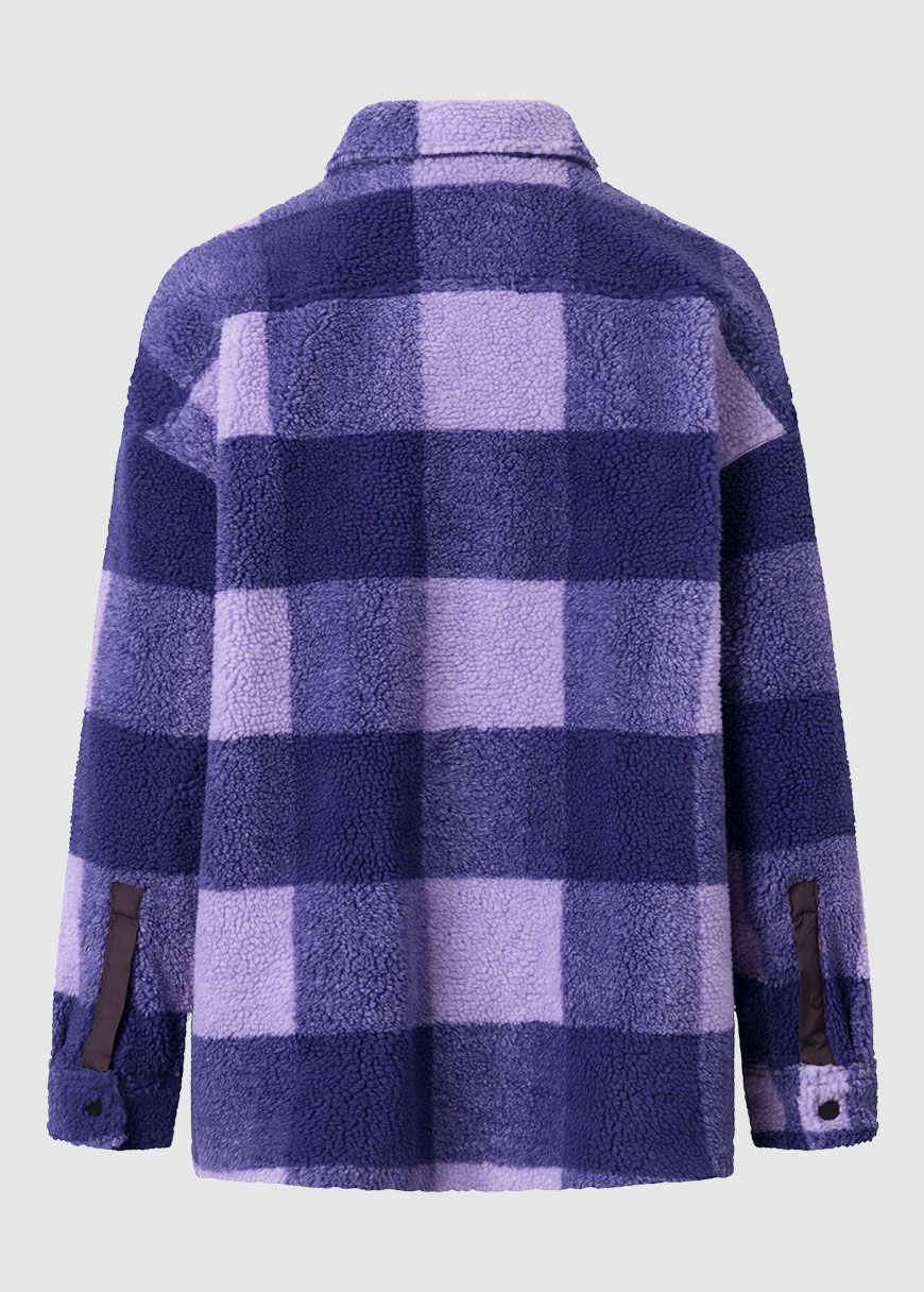 Checked Teddy Overshirt Checked Teddy Overshirt