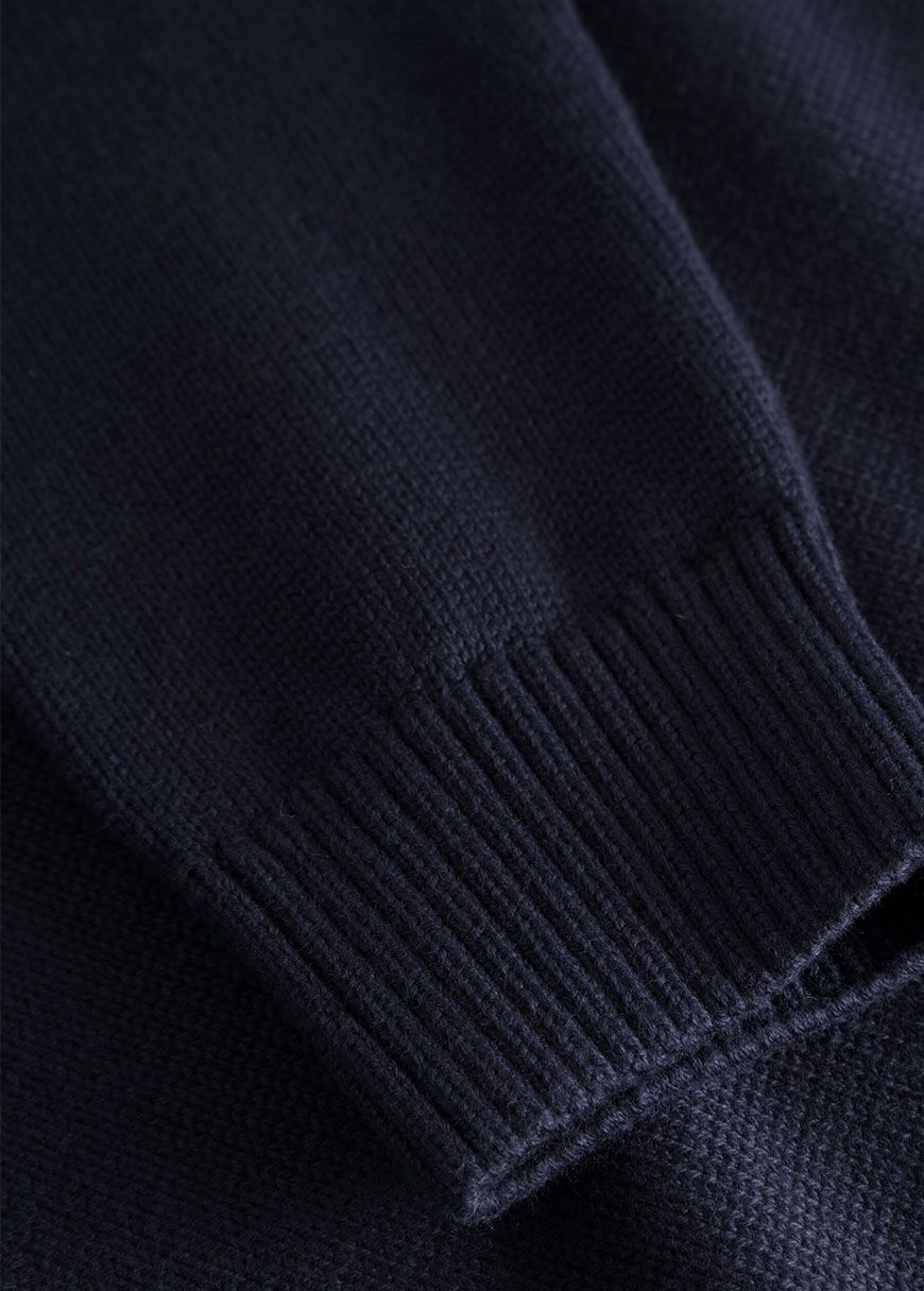 Plain Knitted Crew Neck