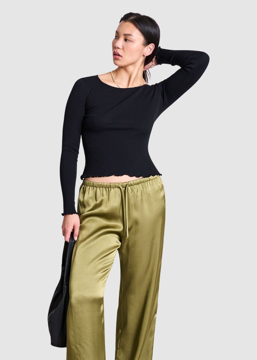 Loose Silky Pants Fris