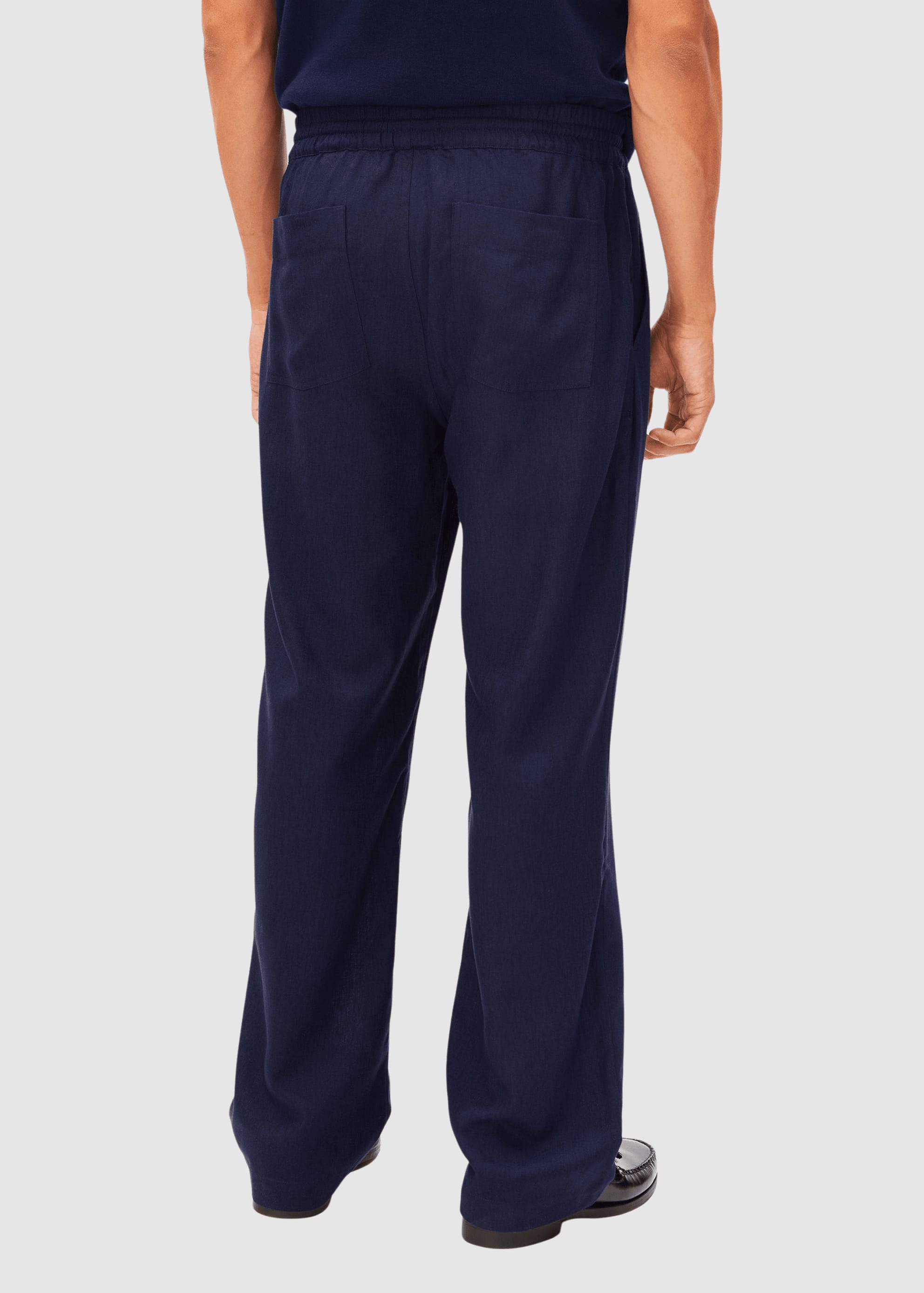 Lukaa Lino Pant Tinted Navy
